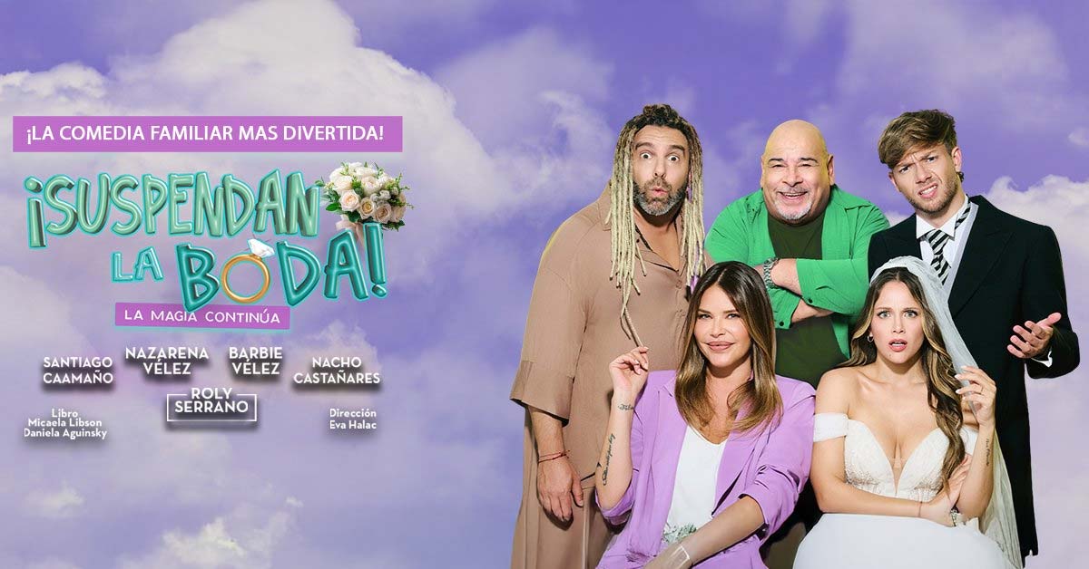 Obra de Teatro Suspendan La Boda Villa Carlos Paz